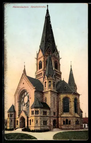 AK Kaiserslautern, Blick zur Apostelkirche