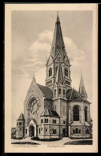AK Kaiserslautern, Blick zur Apostelkirche