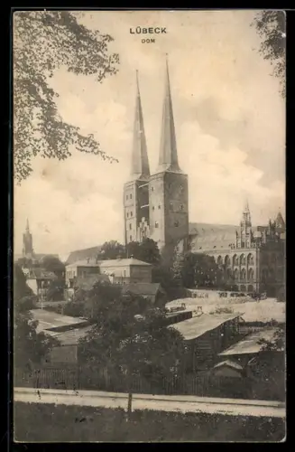 AK Lübeck, Blick zum Dom
