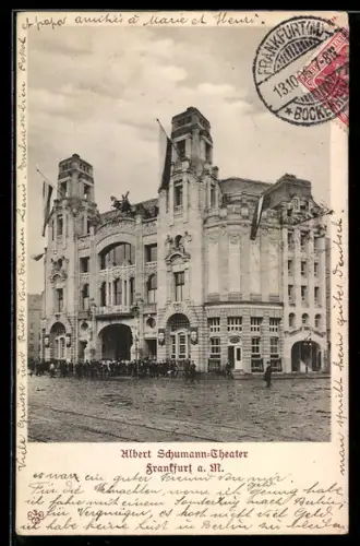AK Frankfurt a. M., Albert Schumann-Theater