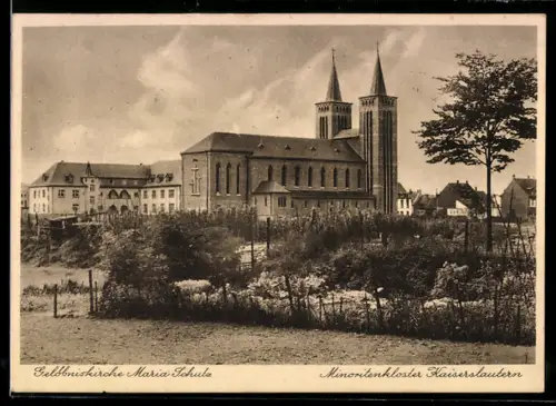 AK Kaiserslautern, Minoritenkloster, Gelöbniskirche Maria Schutz