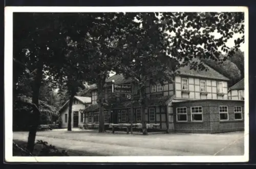 AK Heiligenrode, Pleus Gasthof und Pension von Heinr. Meyer