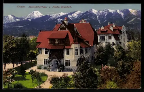 AK Velden, Mösslacherhaus und Etablissement Kointsch