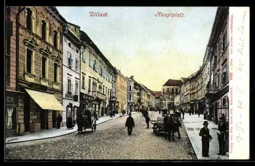 AK Villach, Geschäfte am Hauptplatz