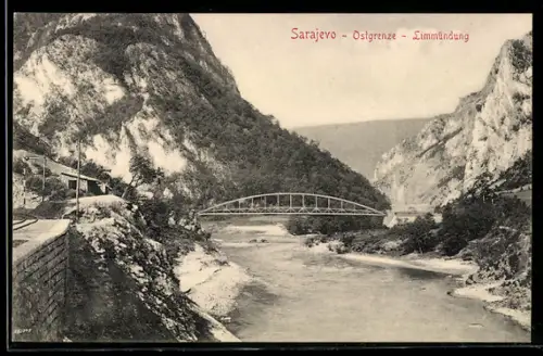 AK Sarajevo, Limmündung an der Ostgrenze