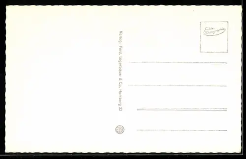 AK Varel, Windallee mit Rathaus