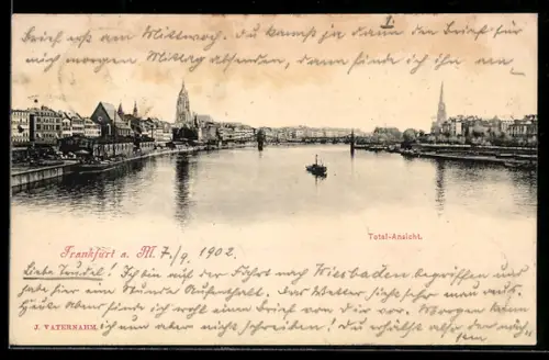 AK Frankfurt a. M., Total-Ansicht