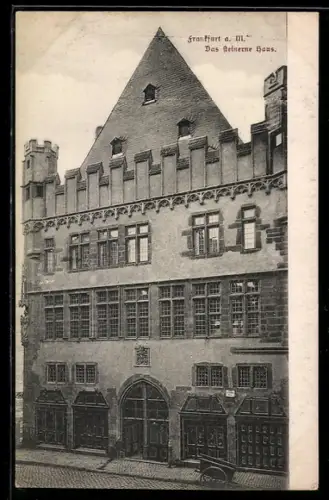 AK Frankfurt a. M., Steinernes Haus, Braubachstrasse