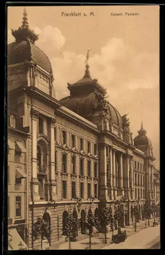 AK Frankfurt a. M., Kaiserliches Postamt
