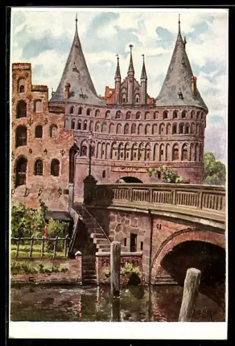 AK Lübeck, Holstentor und Holstenbrücke
