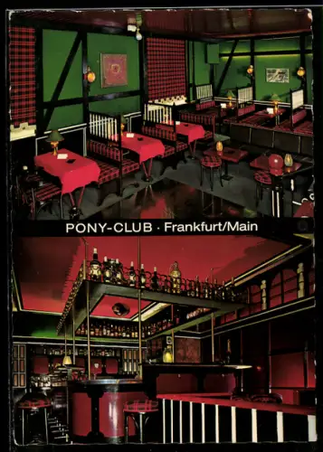 AK Frankfurt /Main, Gaststätte Pony-Club, Kaiserhofstrasse 6