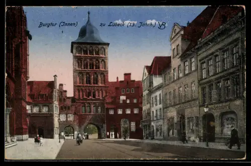AK Lübeck, Burgtor, Innen
