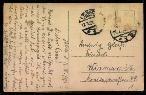 AK Lübeck, Burgtor, Innen