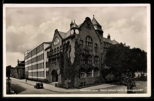 AK Kaiserslautern, Städt. höhere weibl. Bildungsanstalt
