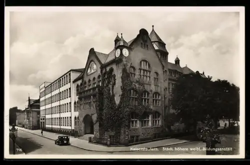 AK Kaiserslautern, Städt. höhere weibl. Bildungsanstalt