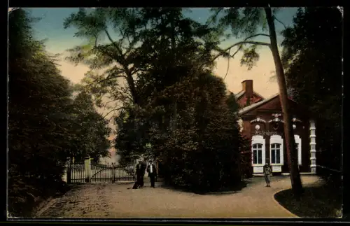 AK Varel, Cafe im Vareler Wald Karl Wiemken