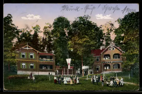 AK Siegen, Walderholungsheim des Vaterländischen Frauenvereins im Charlottental