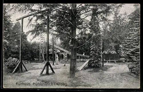 AK Mühlenteich i. Oldbg., Kurhaus Mühlenteich, Besitzer G. Rudolf