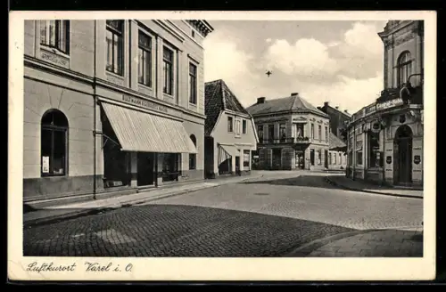 AK Varel i. O., Central-Hotel, Geschäft Bultmann & Gerriets