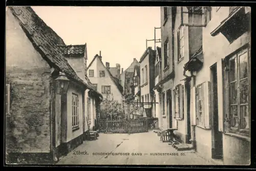 AK Lübeck, Schornsteinfegergang, Hundestrasse 50