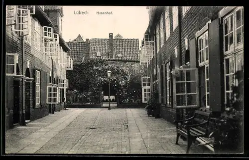AK Lübeck, Hasenhof, Johannisstrasse 37