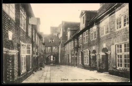 AK Lübeck, Hasen Hof, Johannisstr. 37