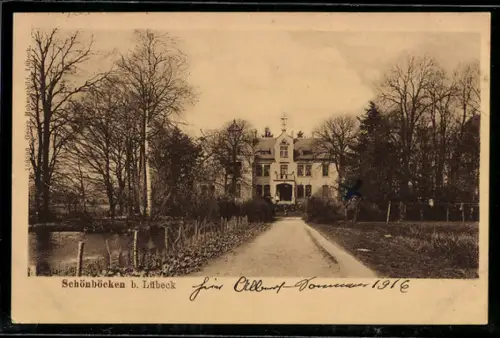 AK Schönböcken b. Lübeck, Herrenhaus