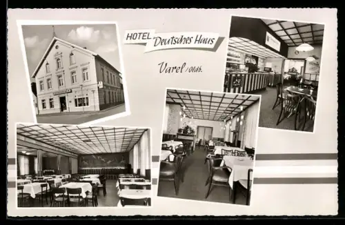 AK Varel i. Oldb., Hotel Deutsches Haus, Inh. Georg Posamonik