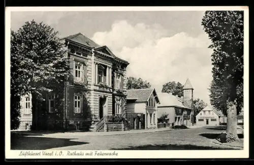 AK Varel i. O., Rathaus mit Feuerwache