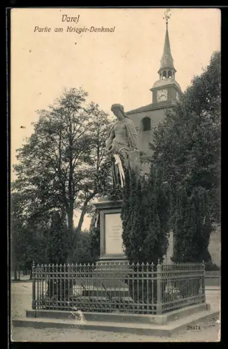 AK Varel, Partie am Krieger-Denkmal