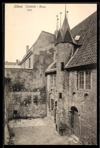 AK Lübeck, Schabbel-Haus, Im Hof