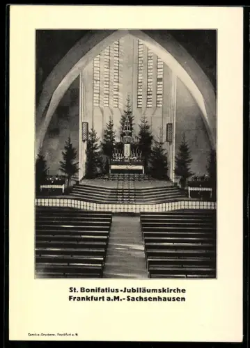 AK Frankfurt a. M.-Sachsenhausen, St. Bonifatius-Jubiläumskirche