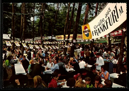 AK Frankfurt-Niederrad, Wäldchestag, traditionelles Frankfurter Fest