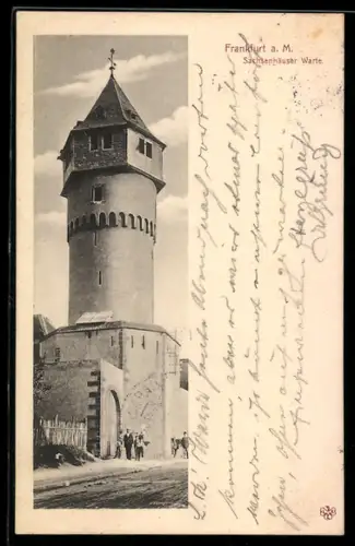 AK Frankfurt-Sachsenhausen, Sachsenhäuser Warte