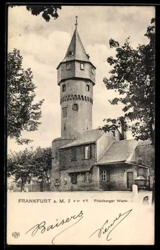 AK Frankfurt-Ostend, Friedberger Warte