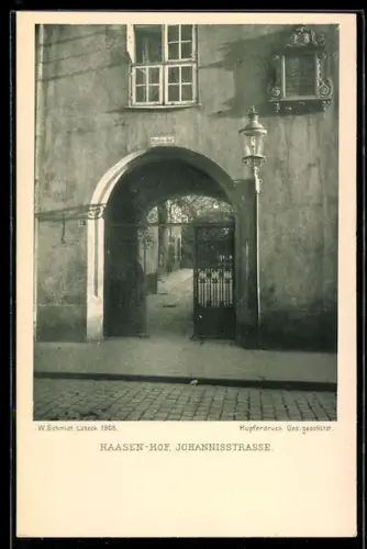 AK Lübeck, Haasen-Hof, Johannisstrasse