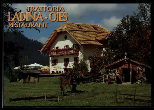 AK Pedraces, Ristorante Ladina-Oies, via Oies