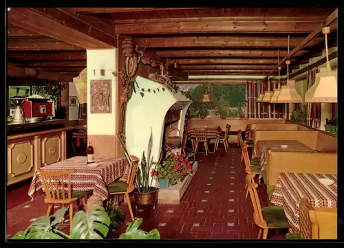 AK Ortisei /Val Gardena, Hotel La Perla G. Kelder