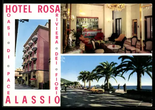 AK Alassio, Riviera dei Fiori, Hotel Rosa, Via diaz, 6