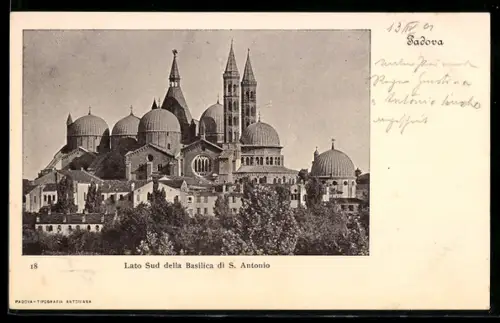 AK Padova, Lato Sud della Basilica di S. Antonio