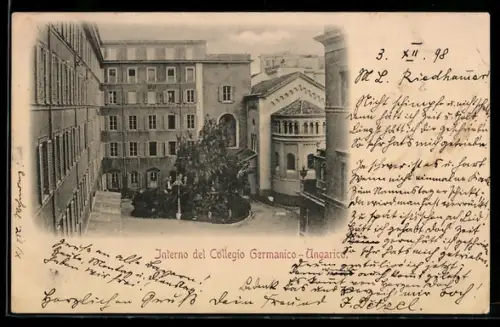 AK Roma, Interno del Collegio Germanico-Ungarico
