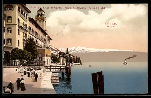 AK Gardone Riviera /Lago di Garda, Grand Hotel