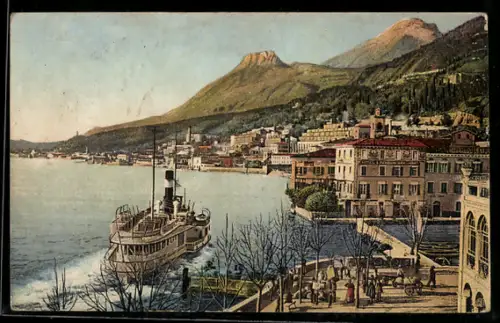 AK Gargnano /Lago di Garda, Panorama