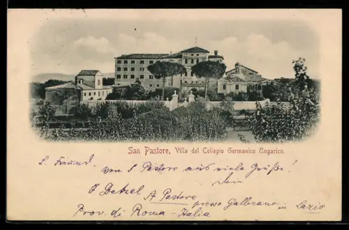AK Gallicano nel Lazio, San Pastore, Villa del Collegio Germanico Ungarico