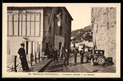 AK Grimaldi-Ventimiglia, Frontiera italiana, La dogana