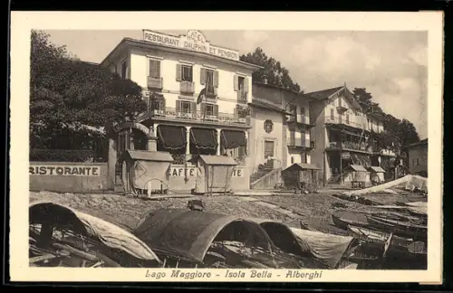 AK Isola Bella /Lago Maggiore, Albergo-Ristorante del Delfino