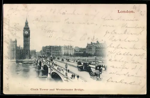 AK London, Clock Tower and Westminster Bridge