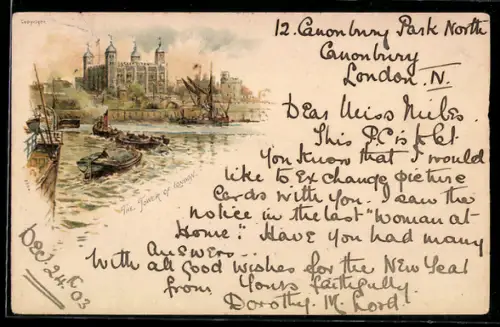 Lithographie London, The Tower of London