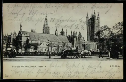 AK London, Houses of Parliament from the West