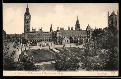 AK London, The Houses of Parliament and Westminster Bridge